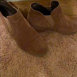 Brown suede  booties